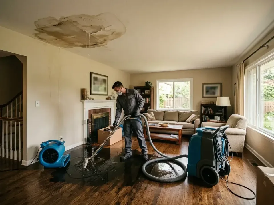 attic-pipe-burst-ceiling-drip-008 — frequently asked questions, Water Damage Restoration & Carpet Care in Northwest Harborcr…